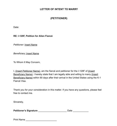 When to use marriage declaration letter