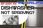 Whirlpool Dishwasher Not Spraying Water