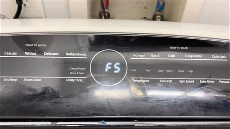 Understanding the Whirlpool F5 E3 Error Code