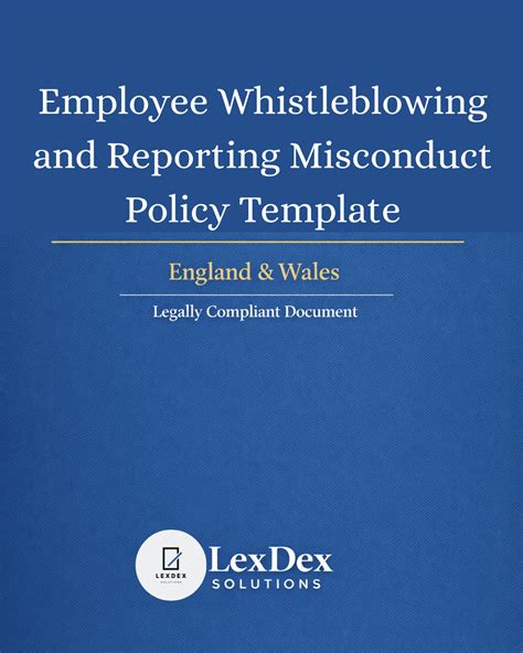 Whistleblowing Reporting Misconduct