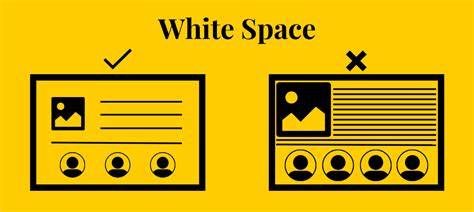 White space improves readability