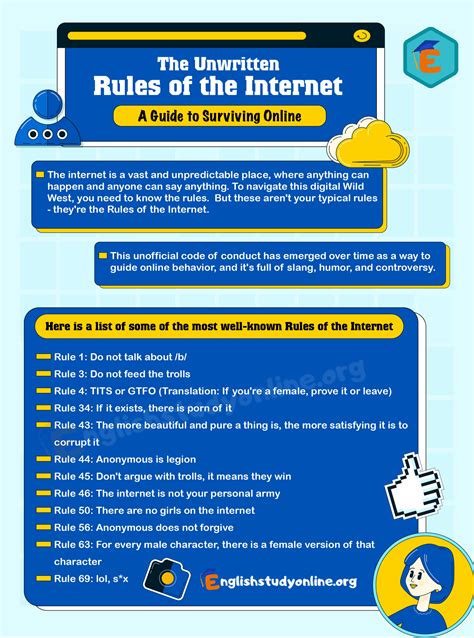 Who invented the rules of the Internet