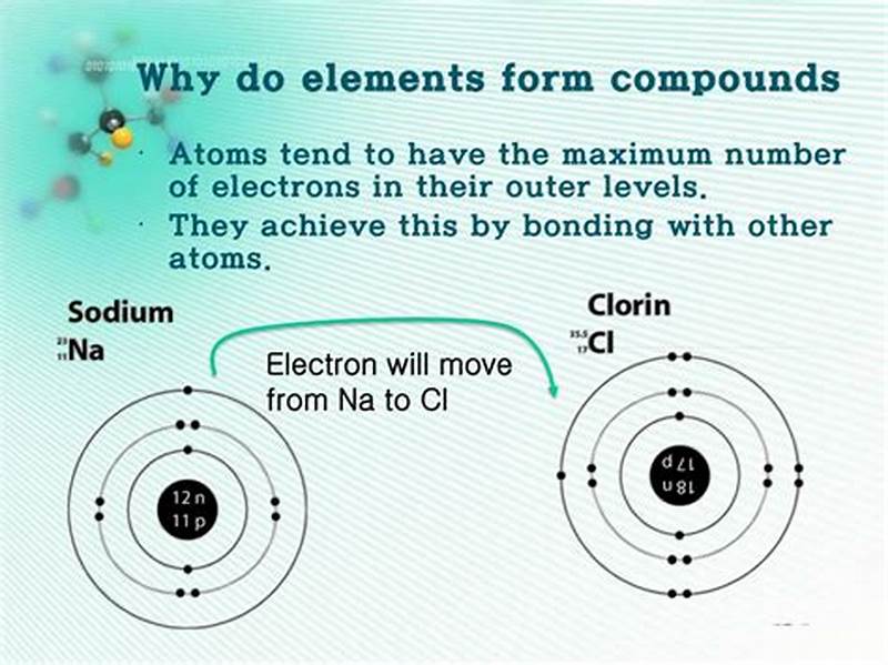 Why Do Elements Form Compounds