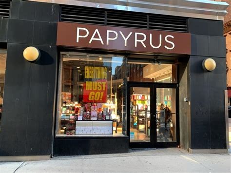 Why did Papyrus stores close