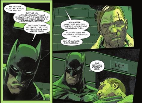 Why does Batman does not kill