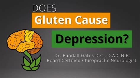 Why does gluten cause depression