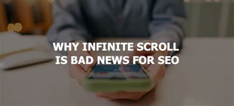 Why infinite scroll is bad