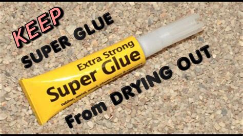 Why is it important to let the glue dry completely?