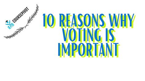 Why is voting an important responsibility