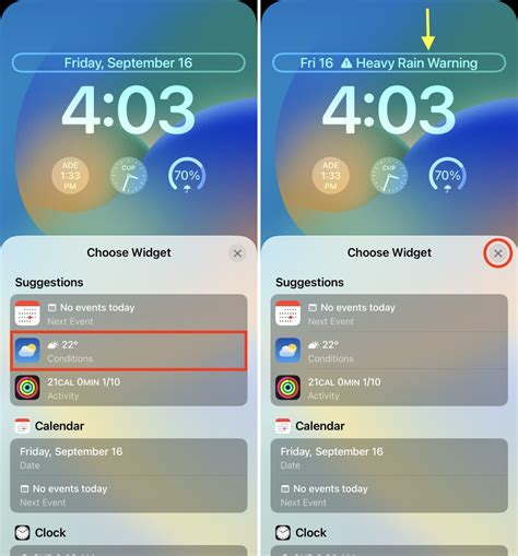 Widget Lock Screen
