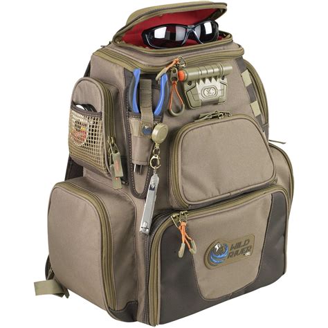 Wild River by CLC Custom Leathercraft Tackle Tek Backpack with Four Tray Tackle Box