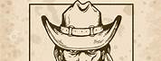 Wild West Wanted Poster Cartoon