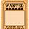 Wild West Wanted Sign