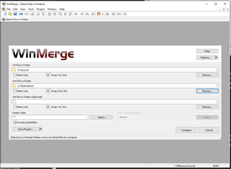 WinMerge Interface