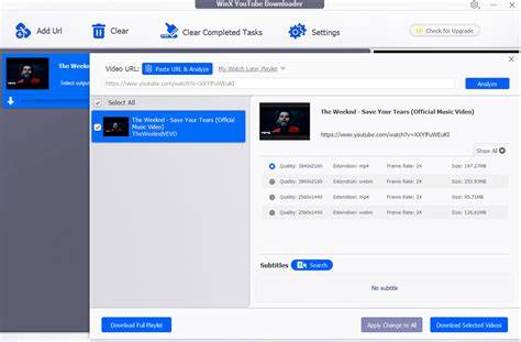 Antarmuka aplikasi WinX YouTube Downloader