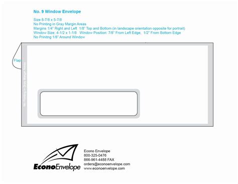 Window Envelope Letter Template