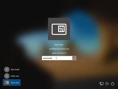 Windows 10 Smart Card