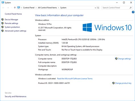 Windows 10 System Requirements