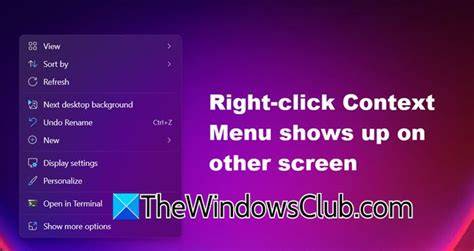 Windows 11/10 Right-Click Issue