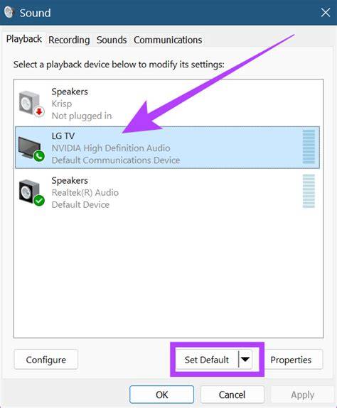 Windows 11 HDMI Audio MIA?