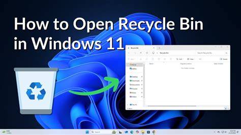 Windows 11 Recycle Bin MIA
