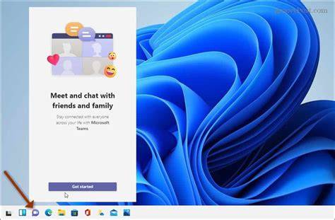 Introduction to Teams Chat icon on Windows 11