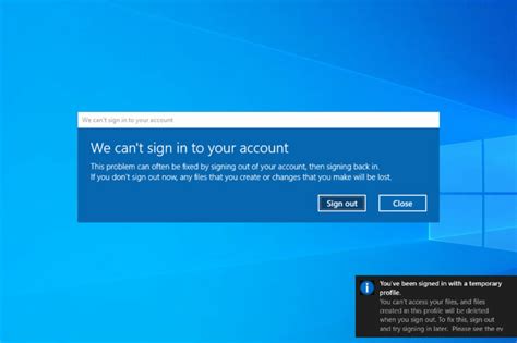 Windows 11 Temporary Profile Error