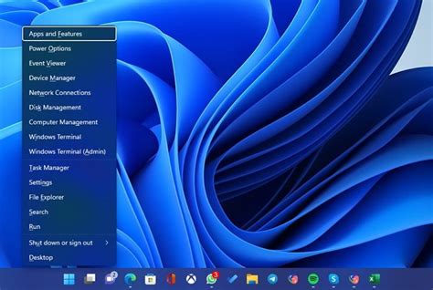 Windows 11 WinX Menu
