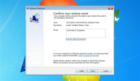 How to restore a Windows 7 installation