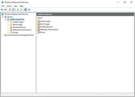 PXE Provider Role and Windows Deployment Services Installation