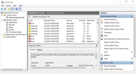 Windows Event Viewer
