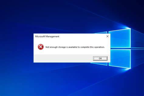 Windows Not Enough Storage Kerberos