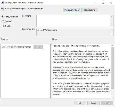 Windows Point and Print Security Flaw
