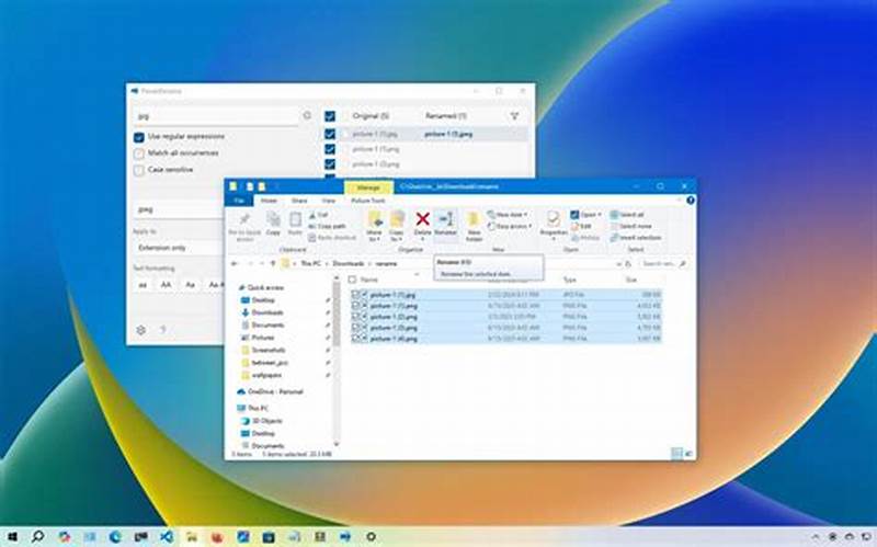Windows Rename Multiple Files With Pattern