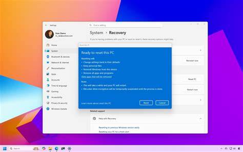 Windows Reset Error Troubleshooting