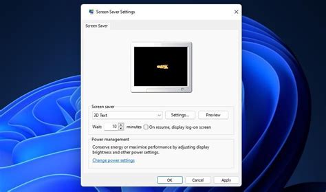 Screensaver Settings