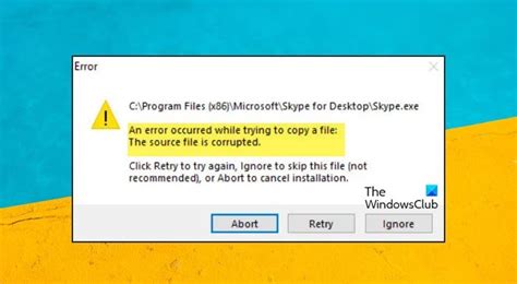 Windows Server File Copy Error