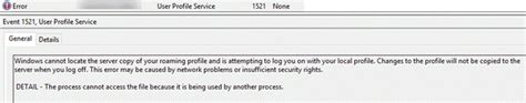 Windows Server Userenv Errors