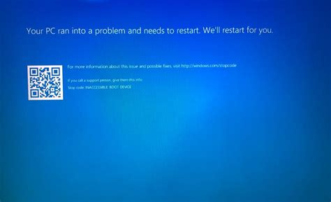 Windows Server boot error