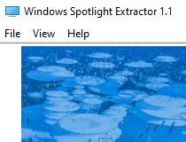 Windows Spotlight Extractor utility