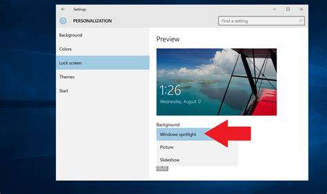 Windows Spotlight feature