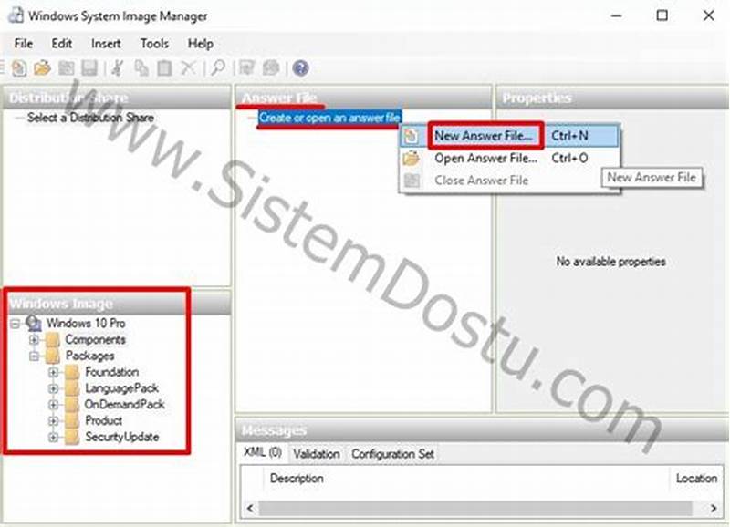 Windows System Image Manager Generating Catalog File