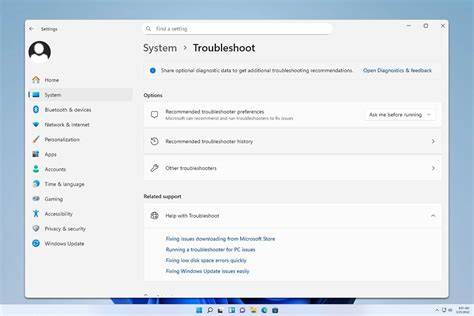 Windows Troubleshooters Overview