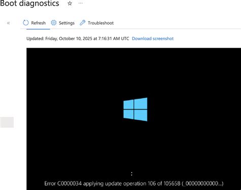 Windows VM Boot Error Troubleshooting