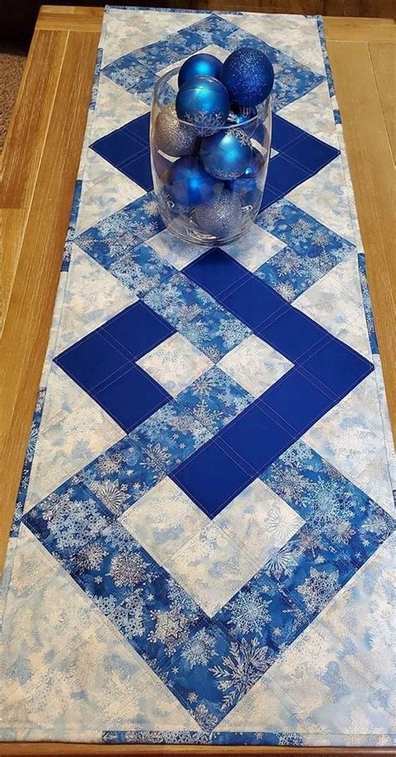 Winter Table Runner Pattern