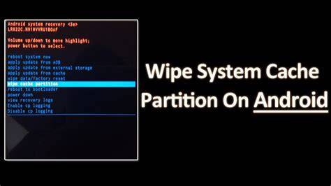 Wipe Cache Partition
