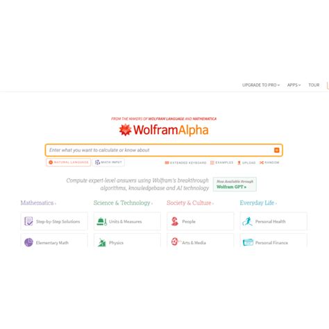 Wolfram Alpha Computational Knowledge Engine
