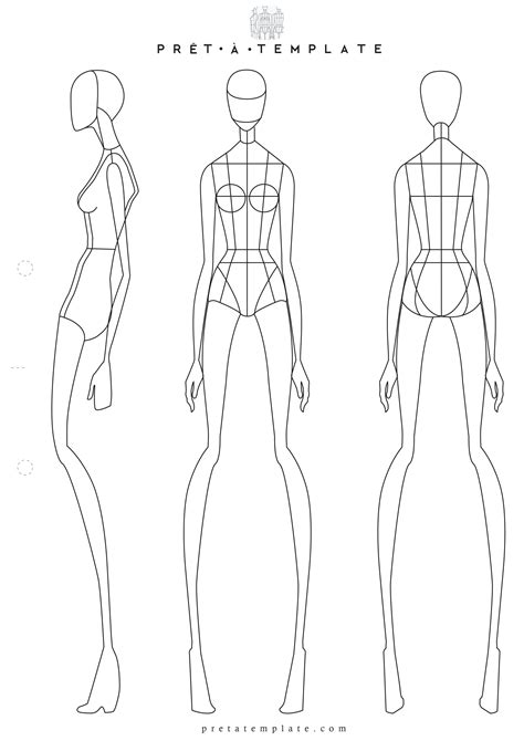 Woman Body Template