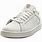 Women's White Leather Tennis Shoes