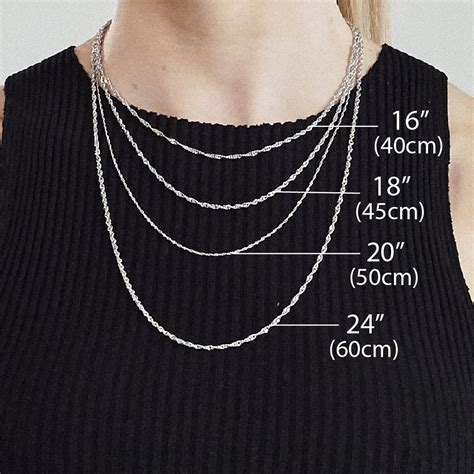 Women Chain Size Chart